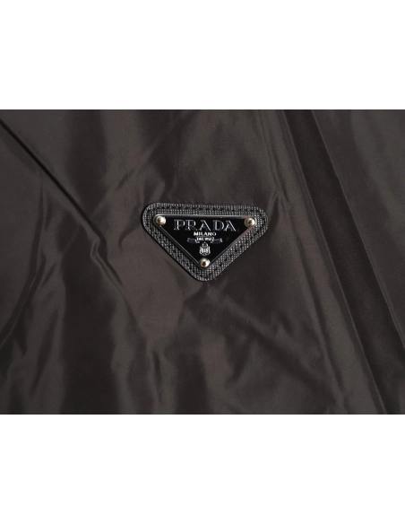 Prada fleece jacket with double flap pockets,Prada Jacket,Jacket,APPAREL