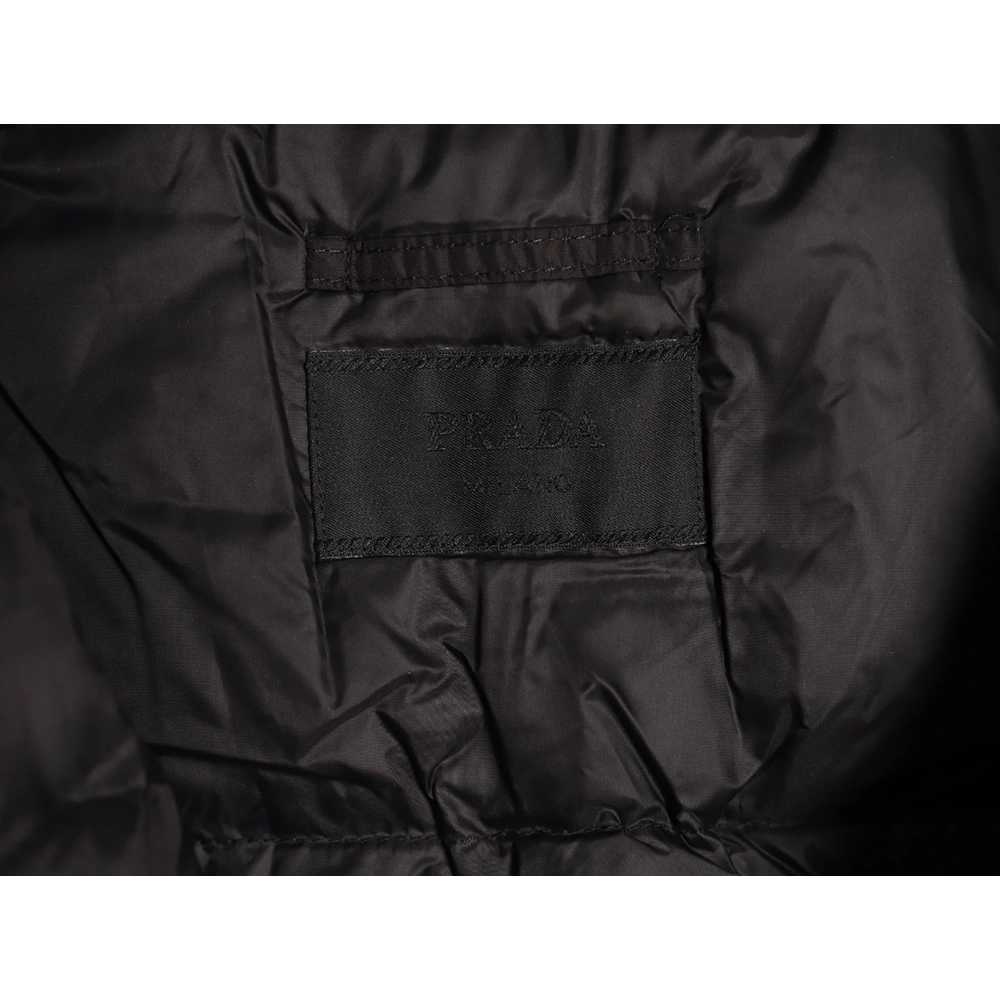 Prada fleece jacket with double flap pockets,Prada Jacket,Jacket,APPAREL