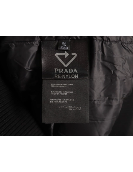 Prada fleece jacket with double flap pockets,Prada Jacket,Jacket,APPAREL