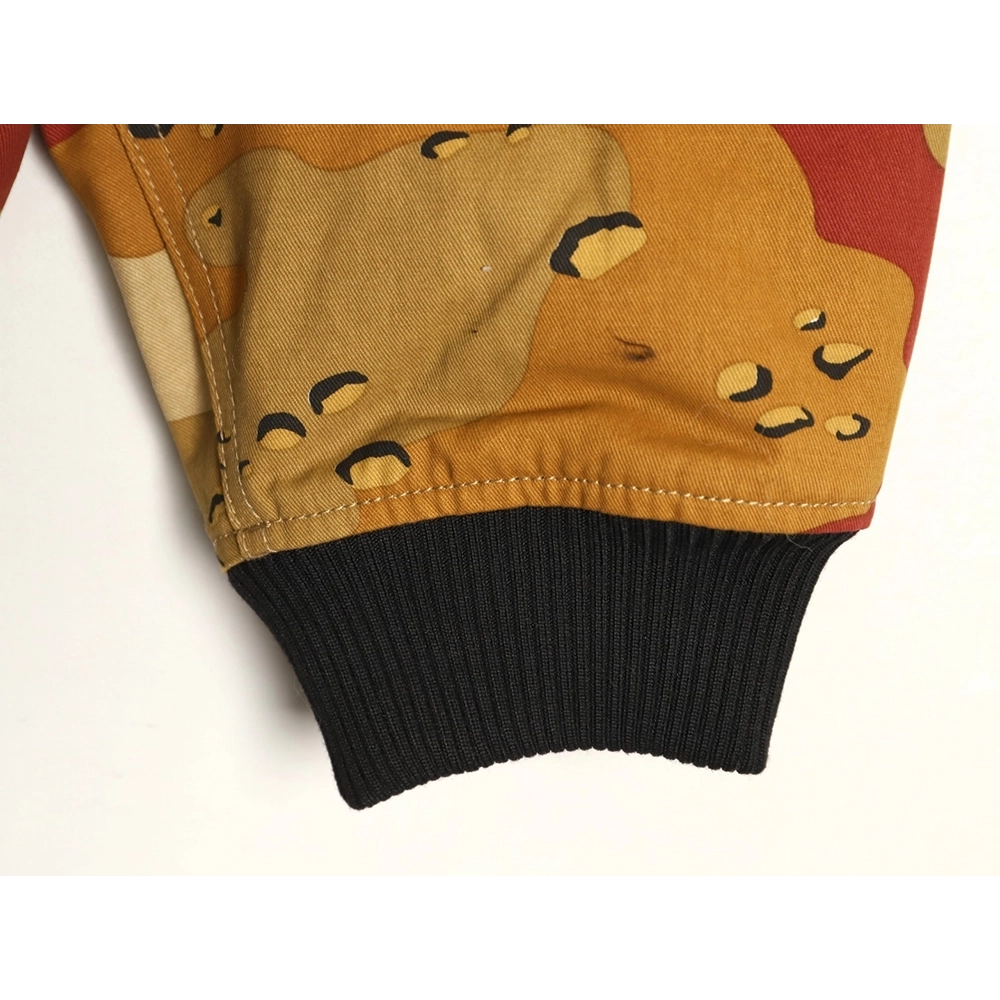 Chrome Hearts Camouflage Flight Stand Collar Baseball Jacket,Chrome Hearts Jacket,Jacket,APPAREL