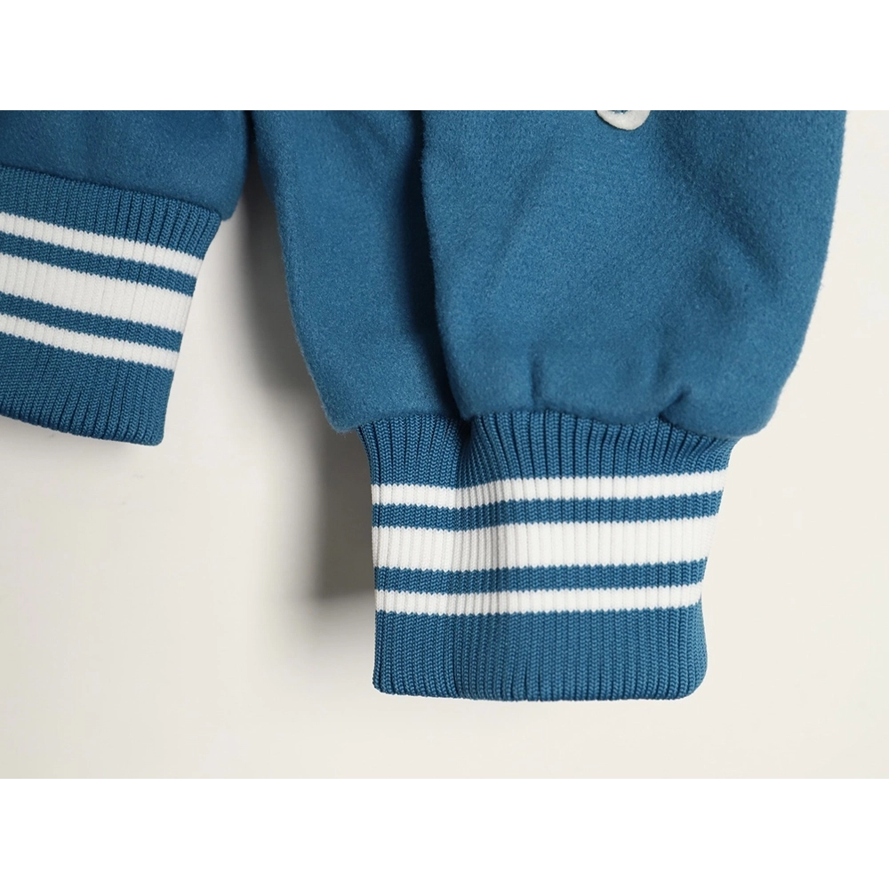 Stussy terry cloth embroidered letter baseball jacket,Stussy Jacket,Jacket,APPAREL