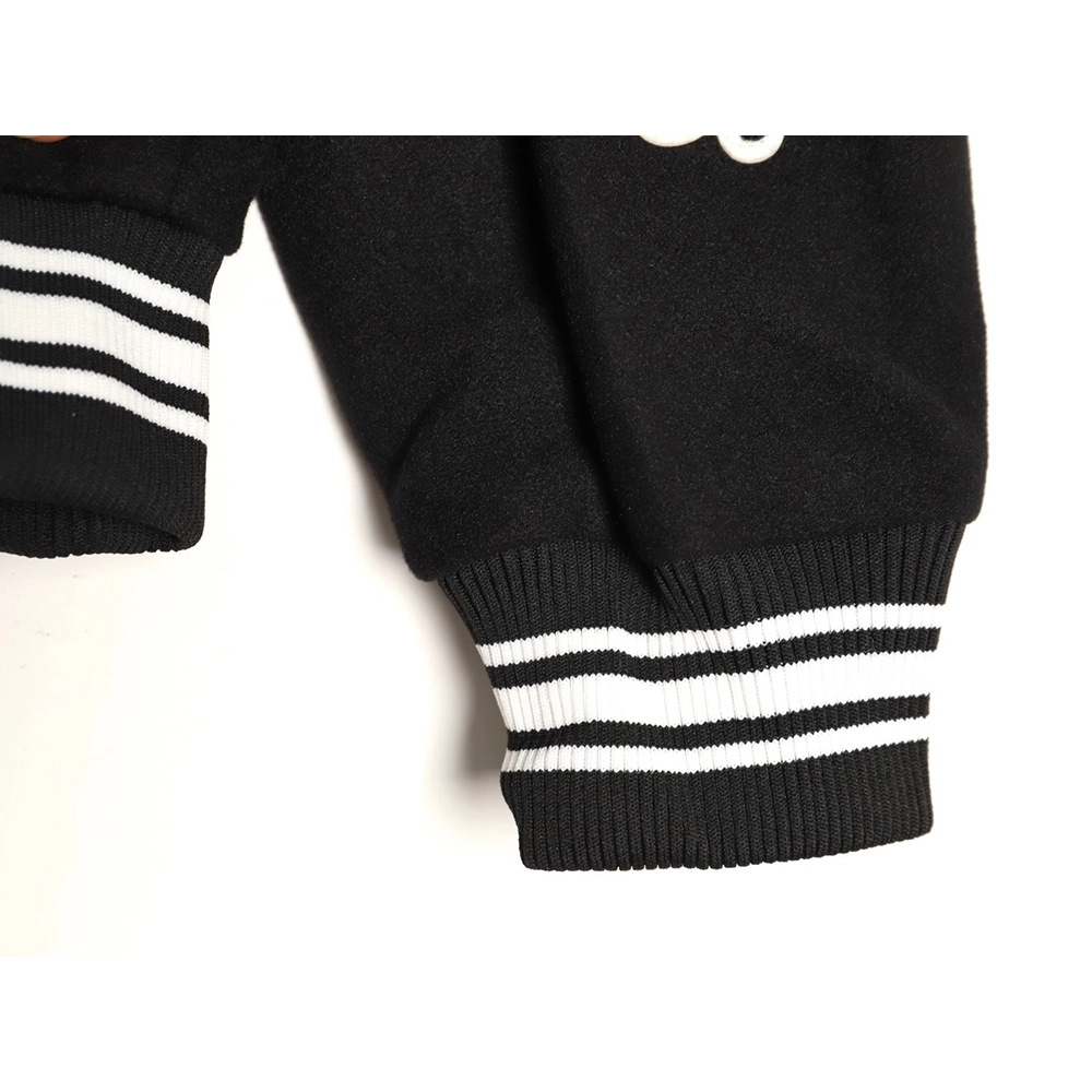 Stussy terry cloth embroidered letter baseball jacket,Stussy Jacket,Jacket,APPAREL