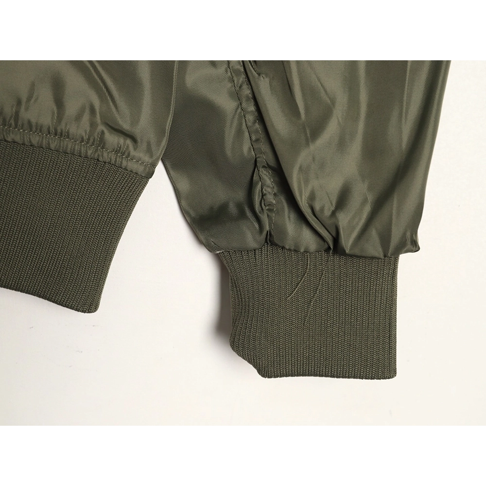 Stussy CDG Collaboration Embroidered Flight Jacket,Stussy Jacket,Jacket,APPAREL