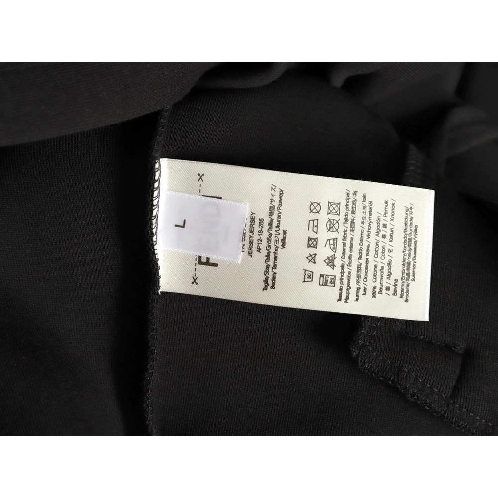 Fendi Small Glasses Embroidered Air Layer Double Zipper Collar Jacket,Fendi Jacket,Jacket,APPAREL