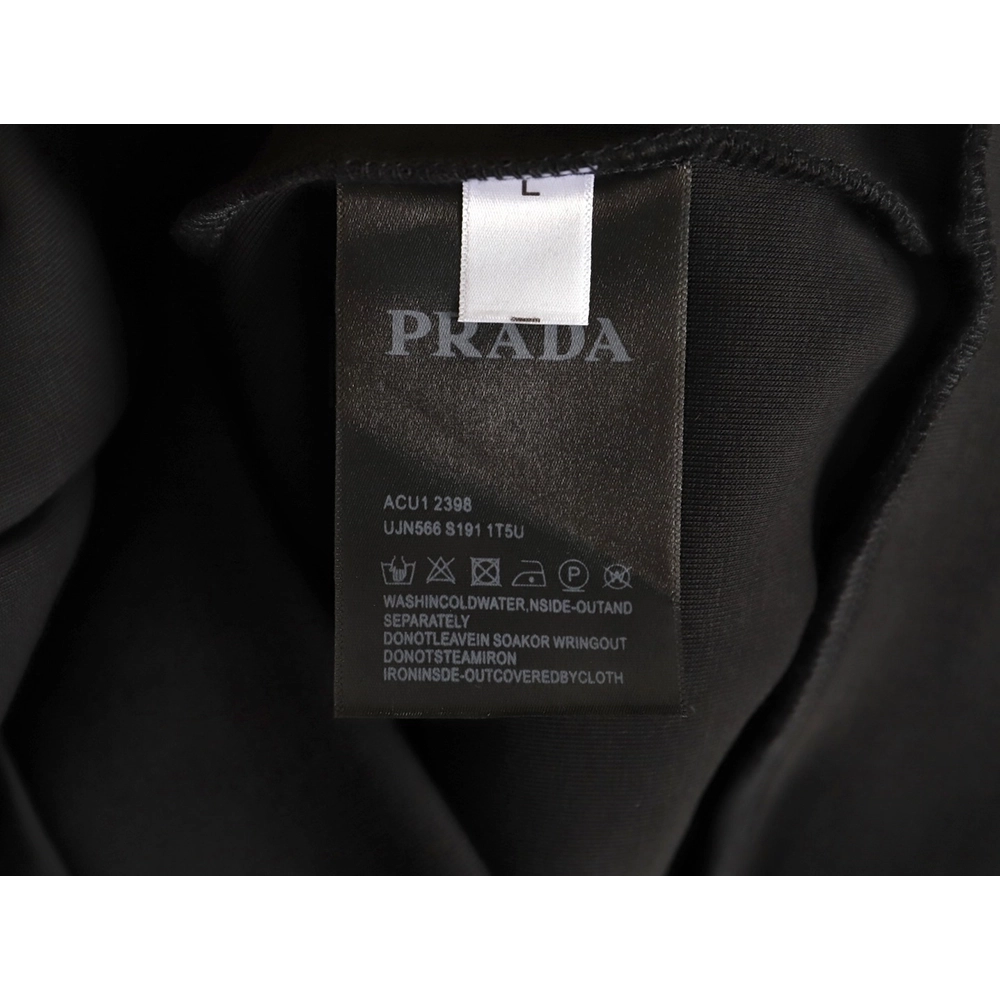 Prada red logo trim rubber strip air layer double zipper hooded jacket,Prada Jacket,Jacket,APPAREL
