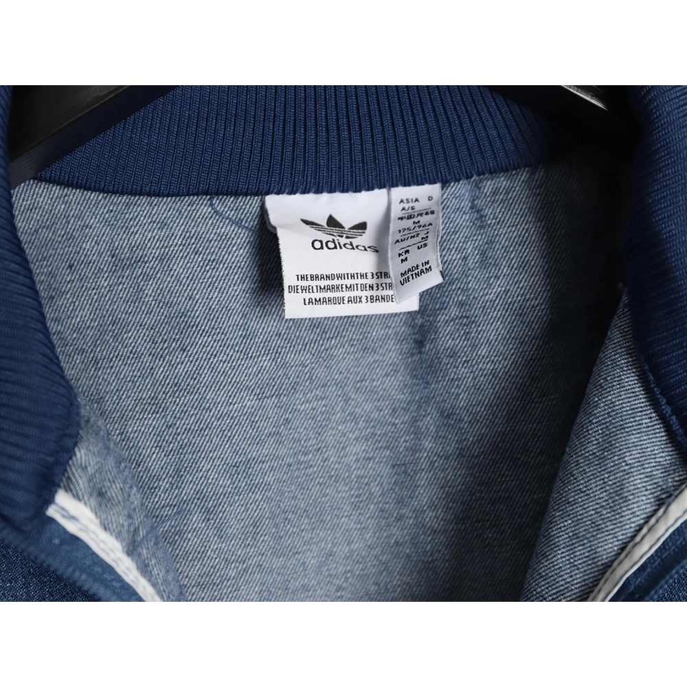 Adidas Originals Black Denim Jacket,ADIDAS Jacket,Jacket,APPAREL
