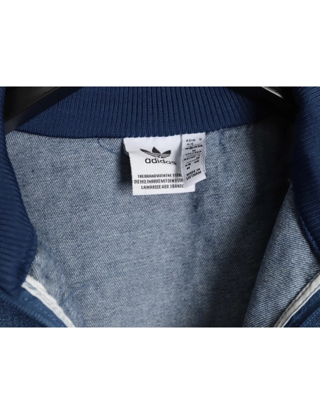 Adidas Originals Black Denim Jacket,ADIDAS Jacket,Jacket,APPAREL