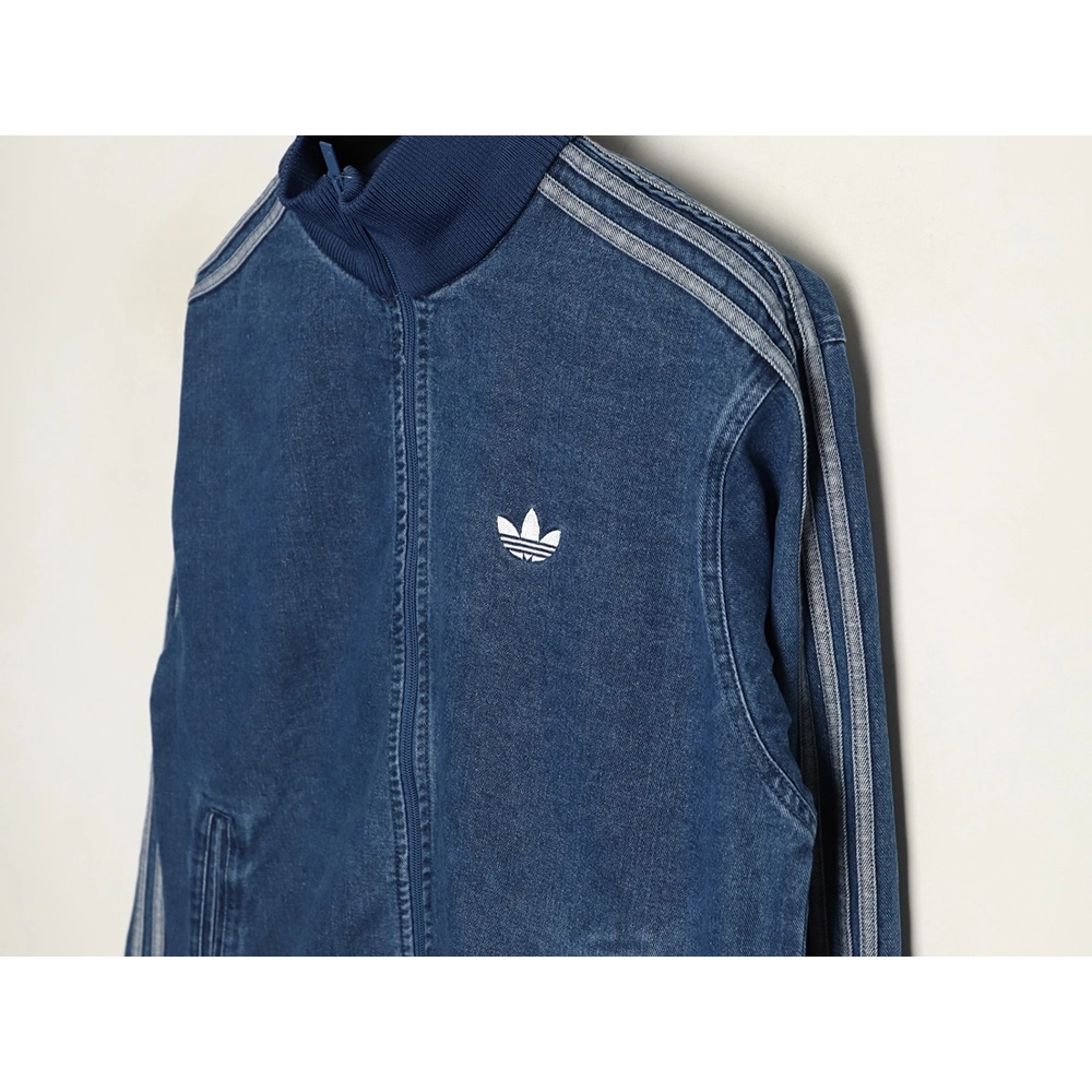 Adidas Originals Black Denim Jacket,ADIDAS Jacket,Jacket,APPAREL