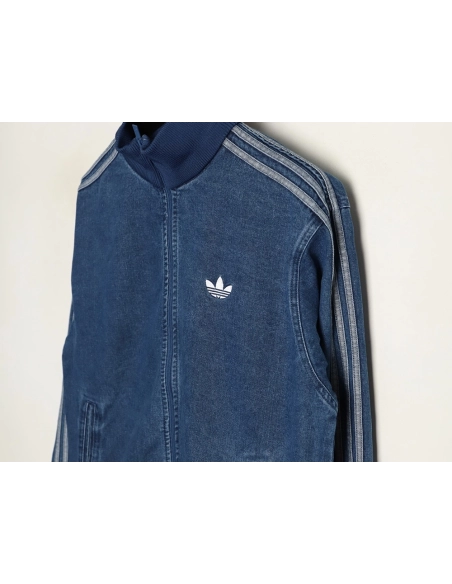Adidas Originals Black Denim Jacket,ADIDAS Jacket,Jacket,APPAREL