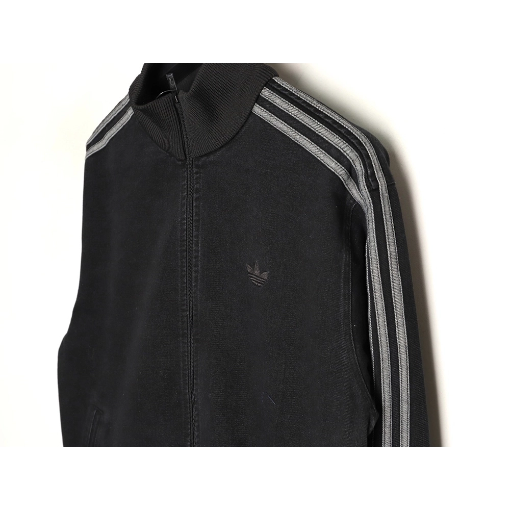 Adidas Originals Black Denim Jacket,ADIDAS Jacket,Jacket,APPAREL