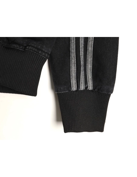 Adidas Originals Black Denim Jacket,ADIDAS Jacket,Jacket,APPAREL