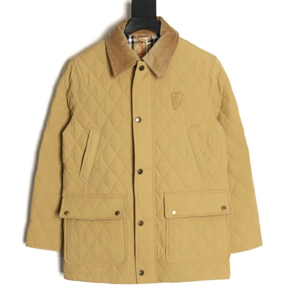 Burberry musical note logo diamond pocket down jacket,Burberry Jacket,Jacket,APPAREL