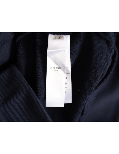 Celine embroidered letter logo hoodie,Celine Hoodie,Hoodie,APPAREL