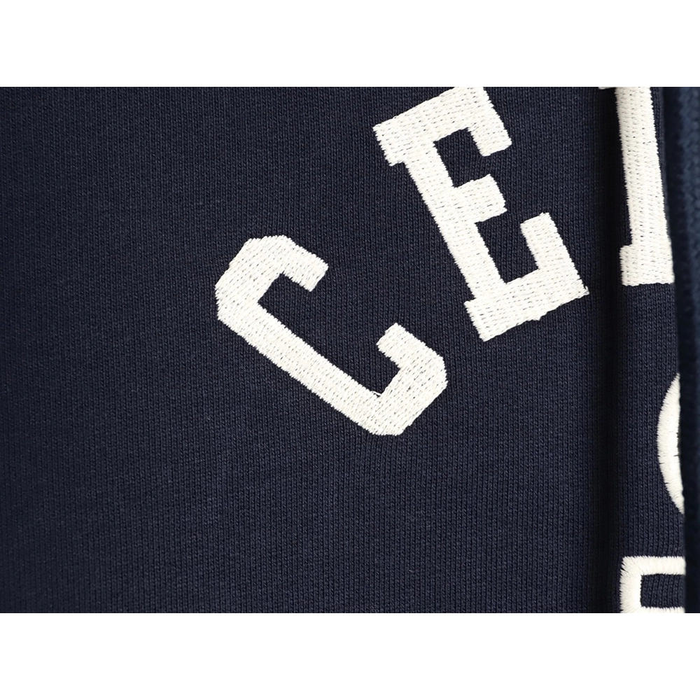 Celine embroidered letter logo hoodie,Celine Hoodie,Hoodie,APPAREL