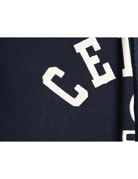 Celine embroidered letter logo hoodie,Celine Hoodie,Hoodie,APPAREL