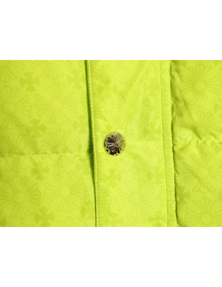 Chrome Hearts Dark Pattern Jacquard Down Jacket,Chrome Hearts Jacket,Jacket,APPAREL