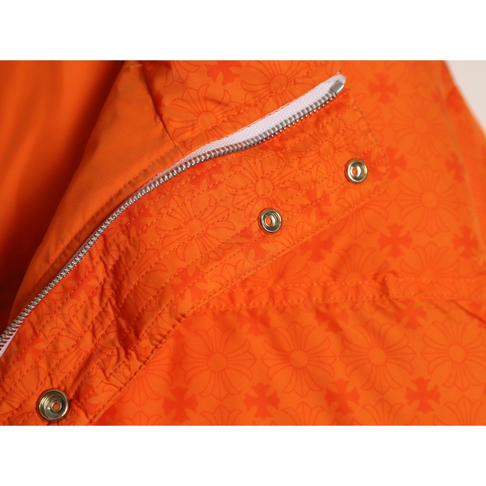 Chrome Hearts Dark Pattern Jacquard Down Jacket,Chrome Hearts Jacket,Jacket,APPAREL