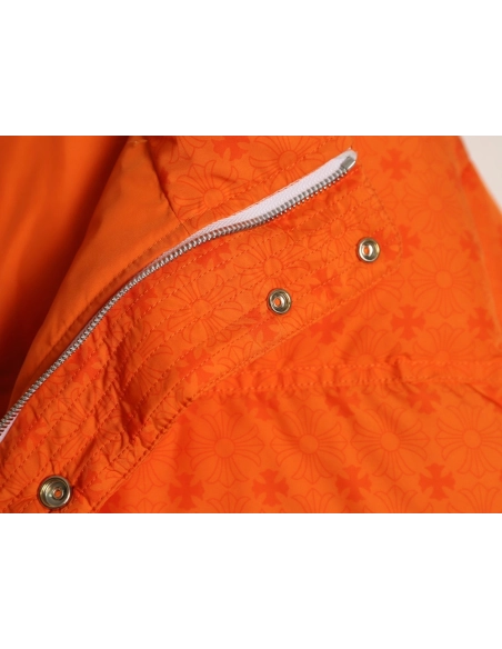 Chrome Hearts Dark Pattern Jacquard Down Jacket,Chrome Hearts Jacket,Jacket,APPAREL