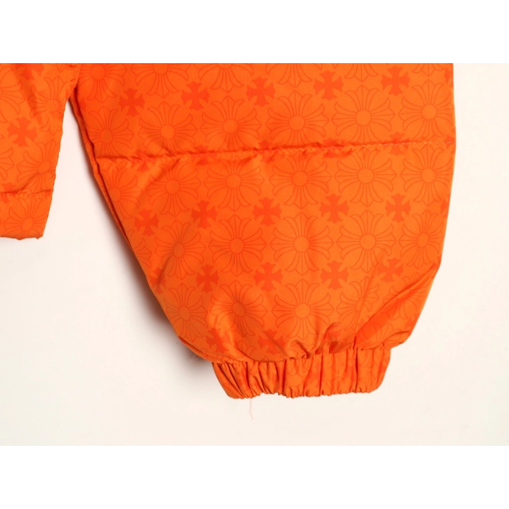 Chrome Hearts Dark Pattern Jacquard Down Jacket,Chrome Hearts Jacket,Jacket,APPAREL