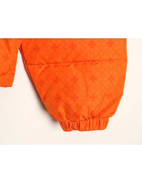 Chrome Hearts Dark Pattern Jacquard Down Jacket,Chrome Hearts Jacket,Jacket,APPAREL