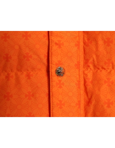 Chrome Hearts Dark Pattern Jacquard Down Jacket,Chrome Hearts Jacket,Jacket,APPAREL