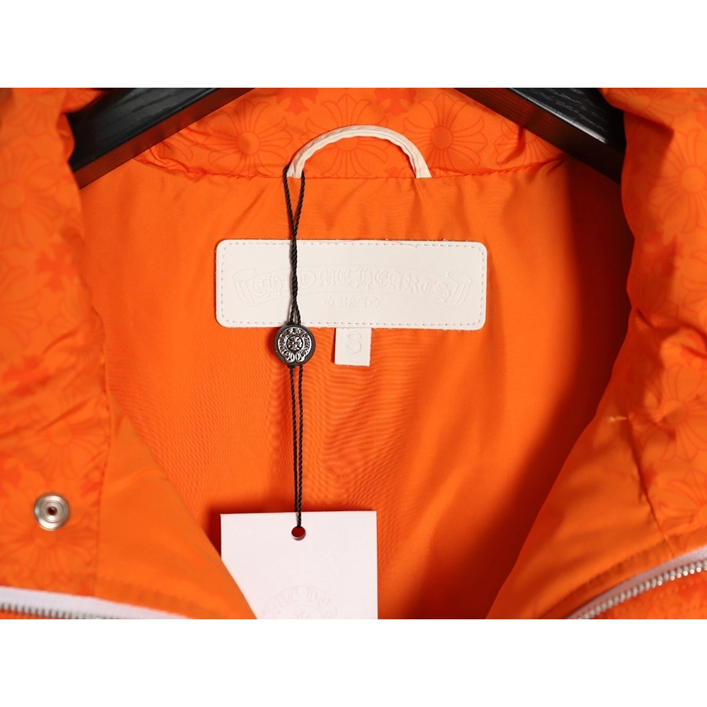 Chrome Hearts Dark Pattern Jacquard Down Jacket,Chrome Hearts Jacket,Jacket,APPAREL