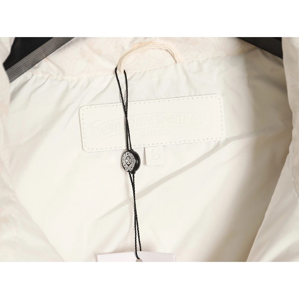 Chrome Hearts Dark Pattern Jacquard Down Jacket,Chrome Hearts Jacket,Jacket,APPAREL