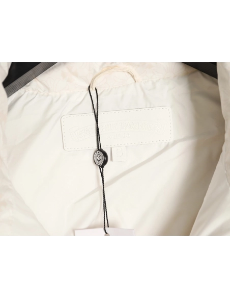 Chrome Hearts Dark Pattern Jacquard Down Jacket,Chrome Hearts Jacket,Jacket,APPAREL