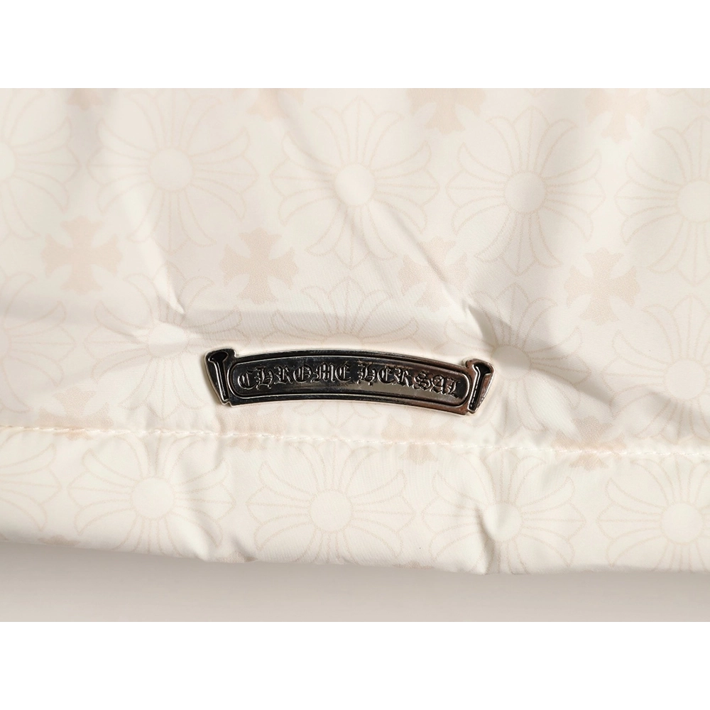 Chrome Hearts Dark Pattern Jacquard Down Jacket,Chrome Hearts Jacket,Jacket,APPAREL