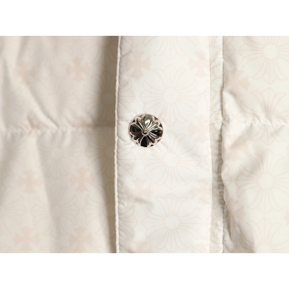 Chrome Hearts Dark Pattern Jacquard Down Jacket,Chrome Hearts Jacket,Jacket,APPAREL