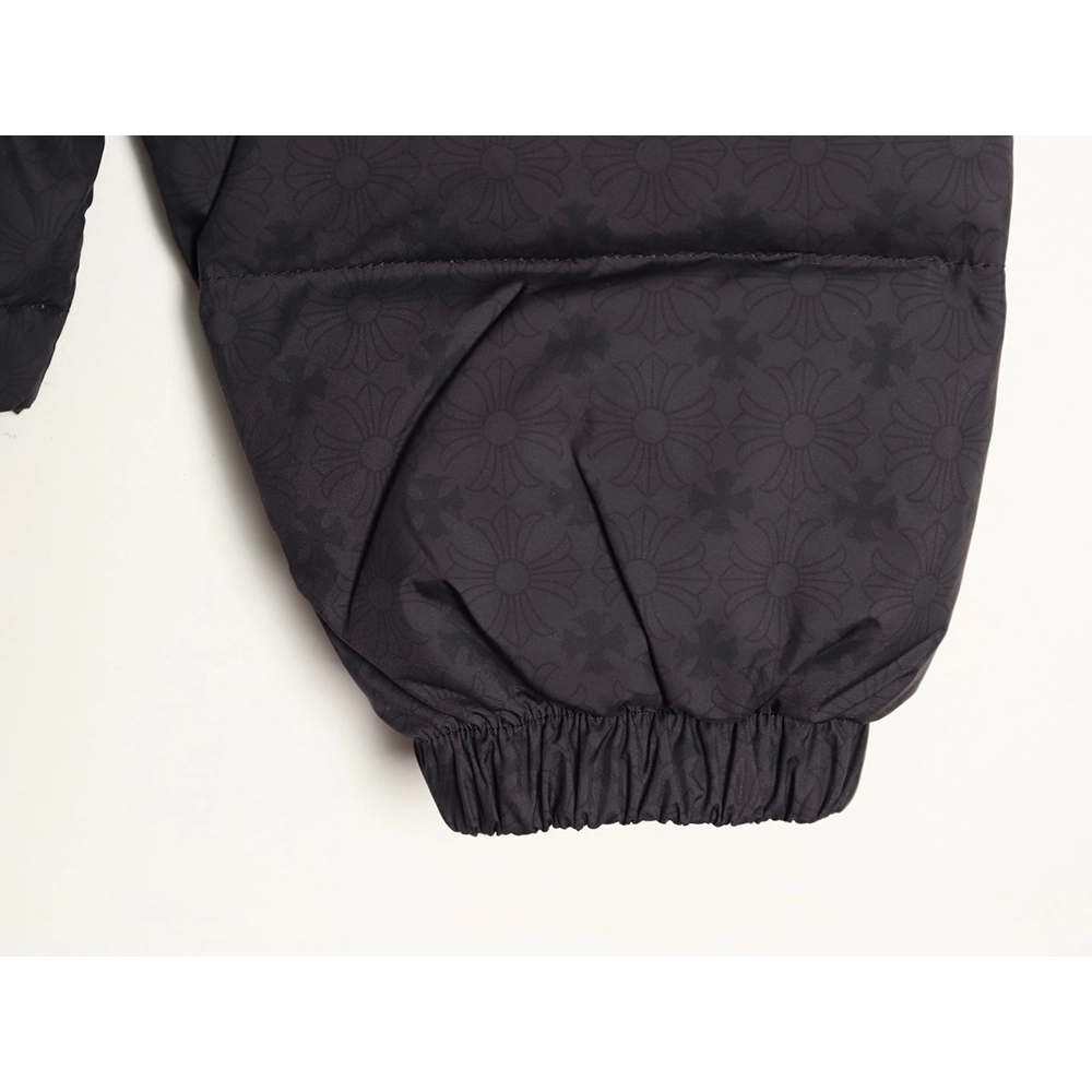 Chrome Hearts Dark Pattern Jacquard Down Jacket,Chrome Hearts Jacket,Jacket,APPAREL
