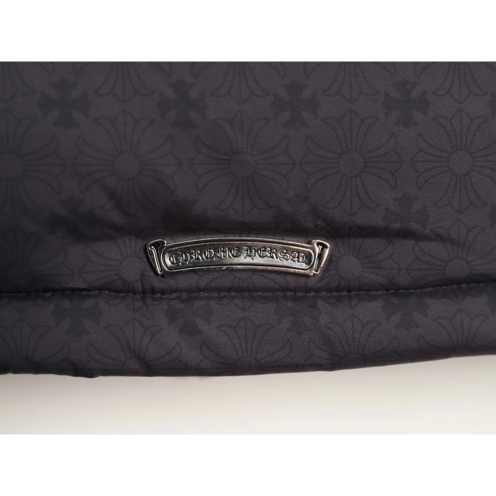 Chrome Hearts Dark Pattern Jacquard Down Jacket,Chrome Hearts Jacket,Jacket,APPAREL
