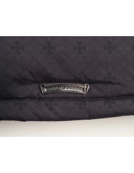 Chrome Hearts Dark Pattern Jacquard Down Jacket,Chrome Hearts Jacket,Jacket,APPAREL