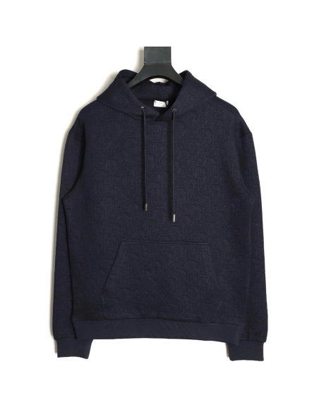 Dior monogram embossed hoodie,Dior Hoodie,Hoodie,APPAREL