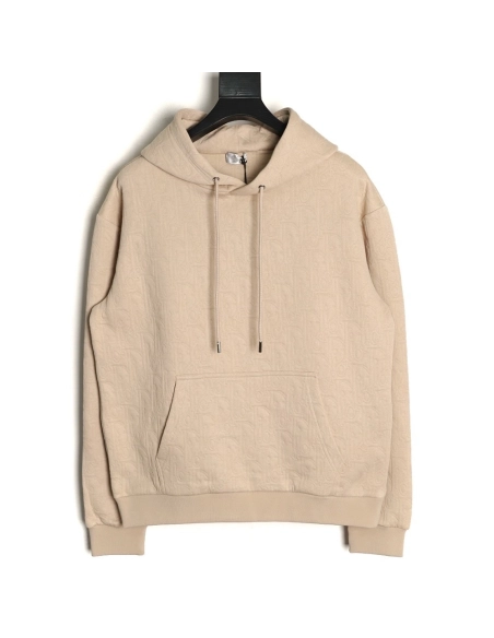Dior monogram embossed hoodie,Dior Hoodie,Hoodie,APPAREL
