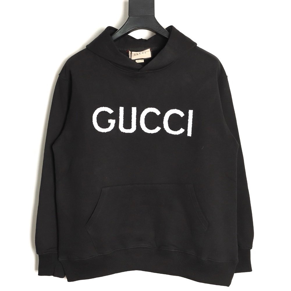 Gucci letter embroidered hoodie,Gucci Hoodie,Hoodie,APPAREL