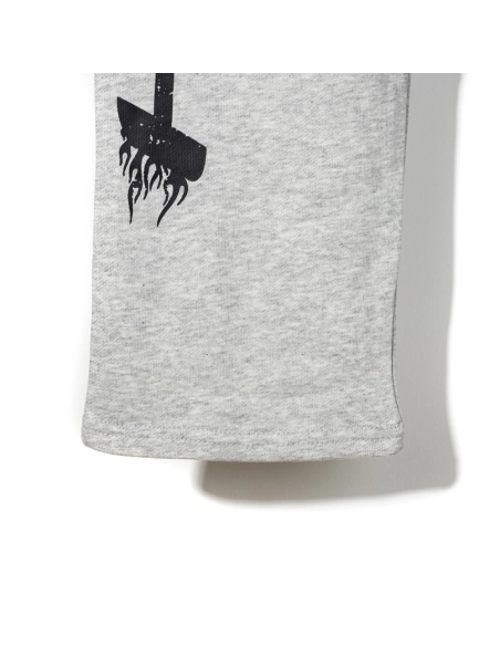 Hell star Grey Future Flame Sweatpants,Hell Star Sweatpants,PANTS JEANS,APPAREL