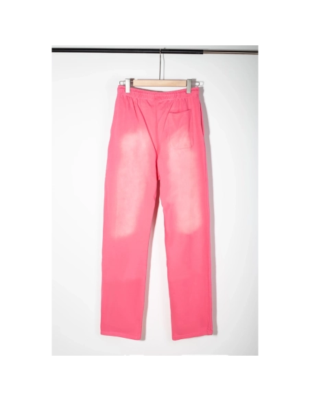Hellstar Flame Sweatpants Pink,Hell Star Sweatpants,PANTS JEANS,APPAREL