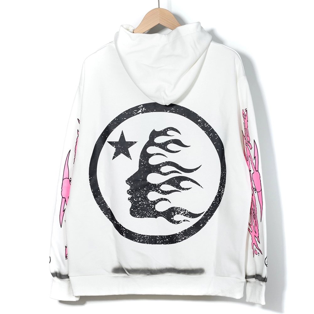 Hell star Records Glitter ZipUp,Hell Star Hoodie,Hoodie,APPAREL