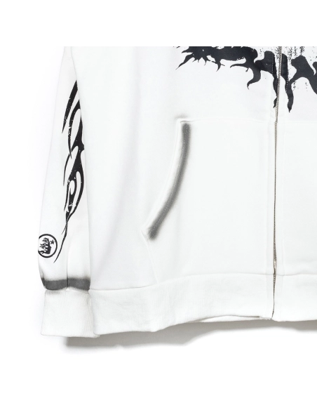 Hell star Records Glitter ZipUp,Hell Star Hoodie,Hoodie,APPAREL