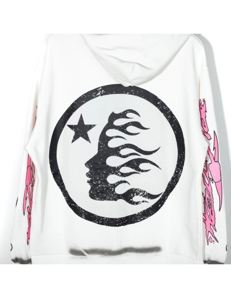 Hell star Records Glitter ZipUp,Hell Star Hoodie,Hoodie,APPAREL