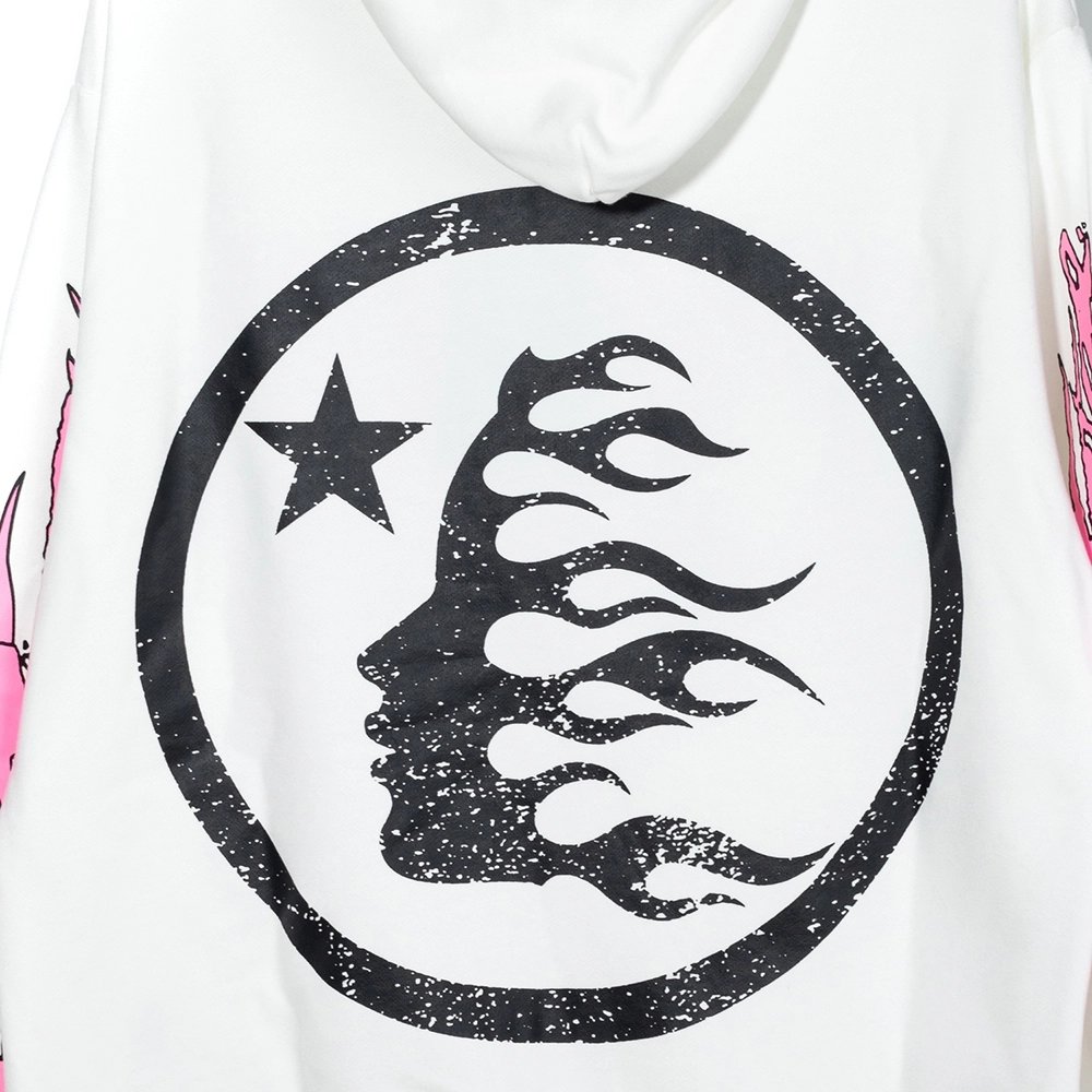Hell star Records Glitter ZipUp,Hell Star Hoodie,Hoodie,APPAREL