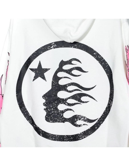 Hell star Records Glitter ZipUp,Hell Star Hoodie,Hoodie,APPAREL