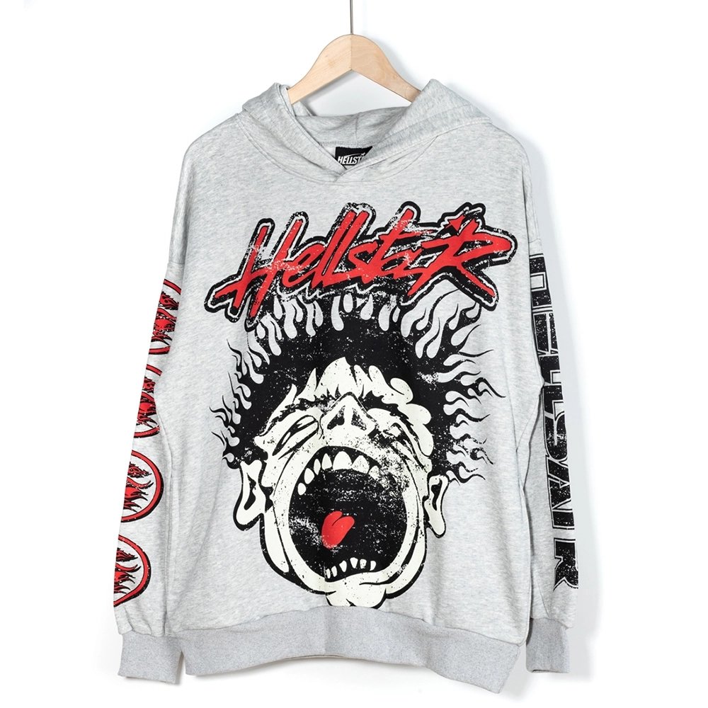 Hell star Studios Records Crewneck Sweatshirt,Hell Star Sweatshirt,Sweatshirt,APPAREL