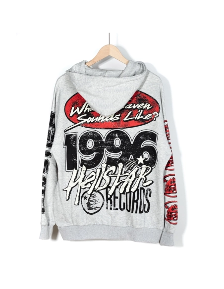 Hell star Studios Records Crewneck Sweatshirt,Hell Star Sweatshirt,Sweatshirt,APPAREL