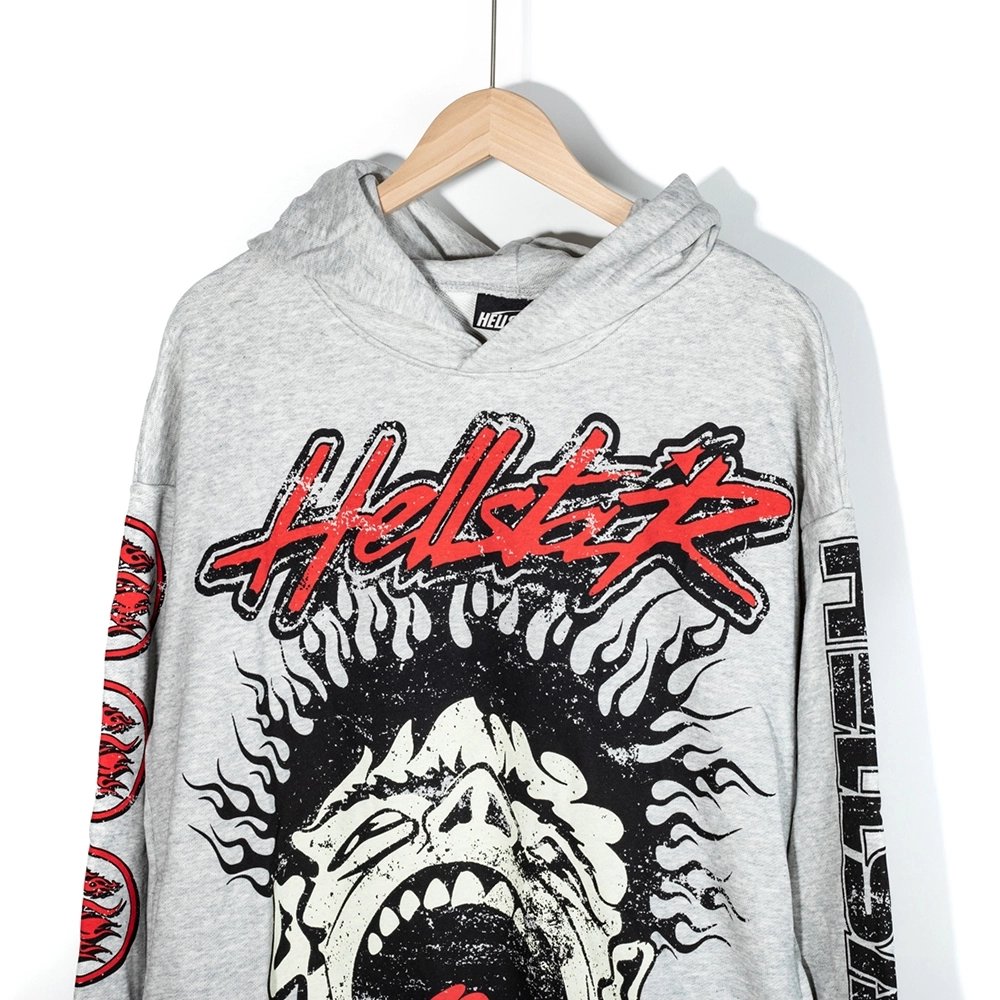 Hell star Studios Records Crewneck Sweatshirt,Hell Star Sweatshirt,Sweatshirt,APPAREL