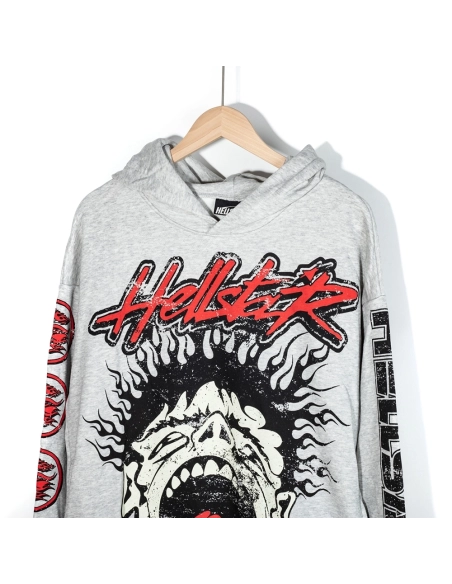 Hell star Studios Records Crewneck Sweatshirt,Hell Star Sweatshirt,Sweatshirt,APPAREL
