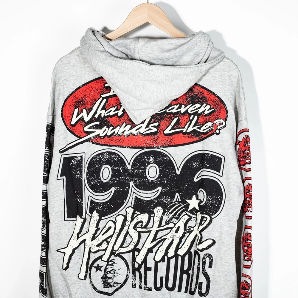Hell star Studios Records Crewneck Sweatshirt,Hell Star Sweatshirt,Sweatshirt,APPAREL