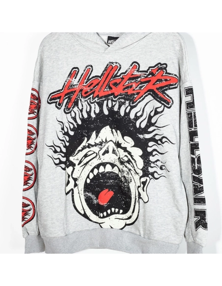 Hell star Studios Records Crewneck Sweatshirt,Hell Star Sweatshirt,Sweatshirt,APPAREL
