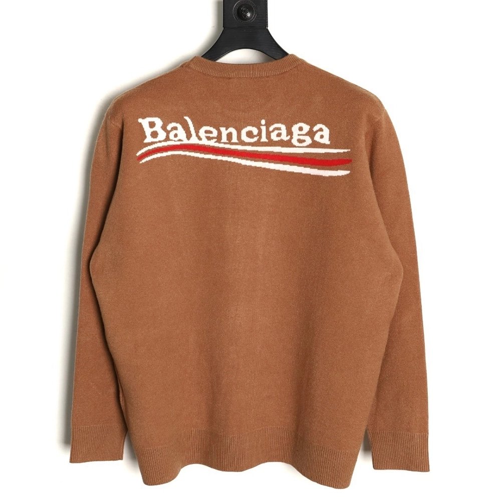 Balenciaga Classic CocaCola Jacquard Wool Knit Sweater,Balenciaga Sweatshirt,Sweatshirt,APPAREL
